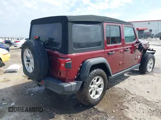 2021 Jeep Wrangler Unlimited Sport S с VIN 1C4HJXDG0MW709711, выставлен на аукционе IAAI как лот 42394165 с пробегом 52 916 миль миль и . История ставок и продаж доступна на DreamBid. Изображение 4.