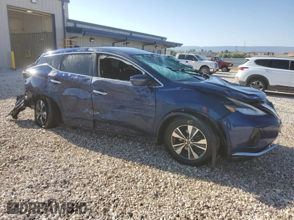 2019 Nissan Murano S with VIN 5N1AZ2MS1KN107349, listed as a Copart auction lot 65569904 with 90,438 mi miles and Salvage Title. Bid and sale history available at DreamBid. Image 4.