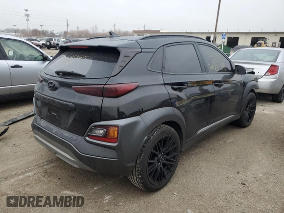 2020 Hyundai Kona Limited with VIN KM8K33A58LU533945, listed as a Copart auction lot 70133492 with 4,658 mi miles. Bid and sale history available at carsss.com. Image 3.