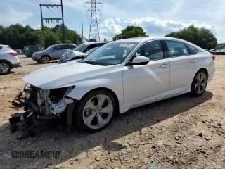 2018 Honda Accord Touring z VIN 1HGCV1F93JA068431, wystawiony jako Copart lot #56170905 z przebiegiem 125 625 mil mil oraz Szkoda całkowita • Salvage title. Historia ofert i sprzedaży dostępna na DreamBid. Obrazek 1.
