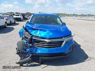 2024 Chevrolet Equinox LS with VIN 3GNAXHEG6RL181438, listed as a IAAI auction lot 41577654 with 7,459 mi miles. Bid and sale history available at carsss.com. Image 6.