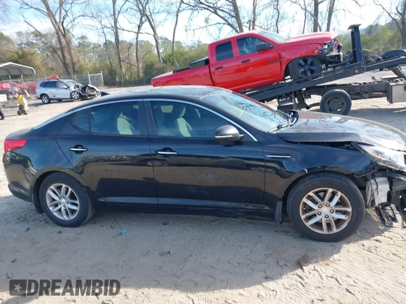 2013 Kia Optima LX with VIN 5XXGM4A74DG101584, listed as a IAAI auction lot 41835179 with 123,689 mi miles. Bid and sale history available at carsss.com. Image 13.