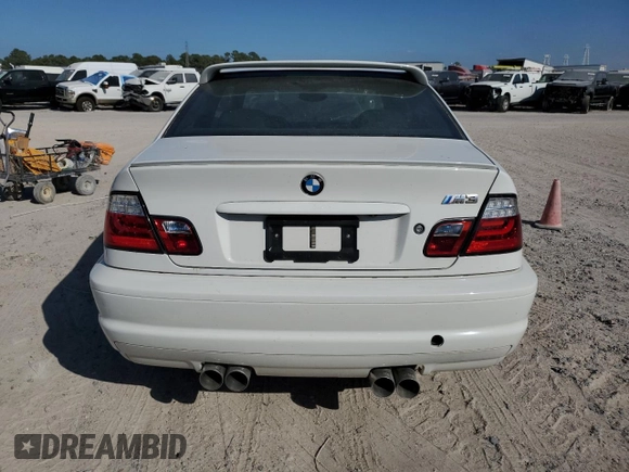 2002 BMW 3 Series M3 with VIN WBSBL93442JR14535, listed as a Copart auction lot 77713524 with 105,154 mi miles and Salvage Title. Bid and sale history available at DreamBid. Image 6.
