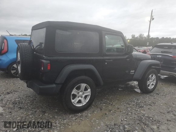 2019 Jeep Wrangler Sport S с VIN 1C4GJXAG4KW632368, выставлен на аукционе Copart как лот 81509054 с пробегом 46 768 миль миль и Списание • Salvage title. История ставок и продаж доступна на DreamBid. Изображение 3.
