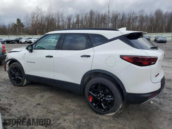2024 Chevrolet Blazer LT with VIN 3GNKBHR45RS203471, listed as a Copart auction lot 51414145 with 4,462 mi miles and Salvage title. Bid and sale history available at DreamBid. Image 2.