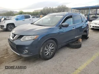 2014 Nissan Rogue S z VIN 5N1AT2MV5EC868025, wystawiony jako Copart lot #55424375 z przebiegiem 107 163 mil mil oraz Szkoda całkowita • Salvage title. Historia ofert i sprzedaży dostępna na DreamBid. Obrazek 1.