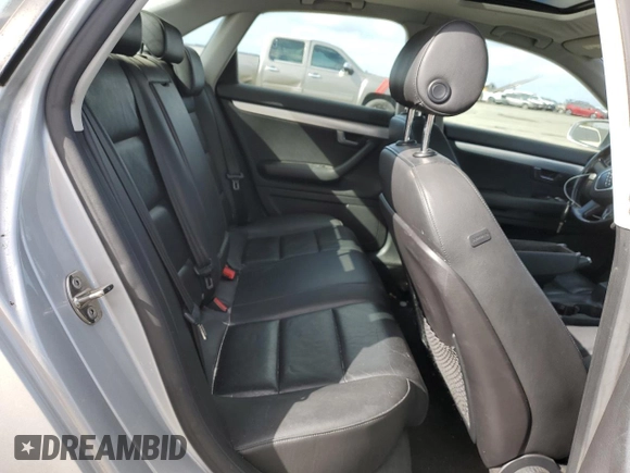 2008 Audi A4 2.0T with VIN WAUDF78E88A034232, listed as a Copart auction lot 51006895 with 150,186 mi miles and Clean title. Bid and sale history available at DreamBid. Image 10.