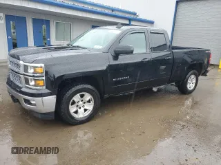 2015 Chevrolet Silverado 1500 LT with VIN 1GCVKREH2FZ149100, listed as a Copart auction lot 55405395 with 186,341 mi miles and Salvage Title. Bid and sale history available at DreamBid. Image 1.
