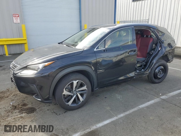 2021 Lexus NX with VIN JTJGJRDZ2M2161823, listed as a Copart auction lot 50241265 with 33,054 mi miles and Salvage Title. Bid and sale history available at carsss.com. Image 1.