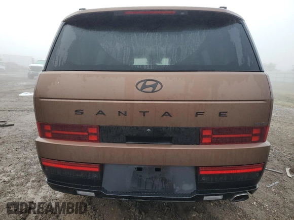 2024 Hyundai Santa Fe Calligraphy with VIN 5NMP5DGLXRH019627, listed as a Copart auction lot 84737354 with 3,873 mi miles and Salvage title. Bid and sale history available at DreamBid. Image 6.