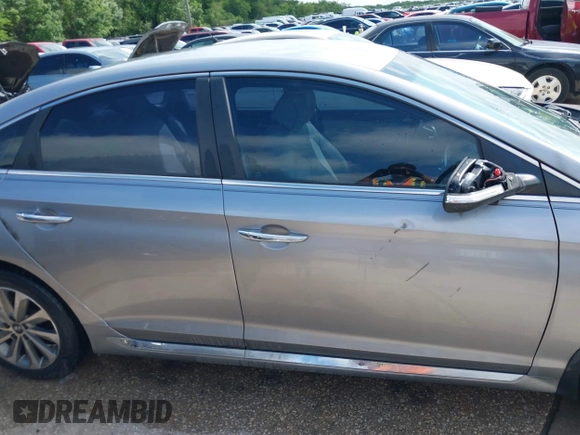 2016 Hyundai Sonata Sport with VIN 5NPE34AF9GH299993, listed as a IAAI auction lot 42212488 with 174,898 mi miles and . Bid and sale history available at carsss.com. Image 13.