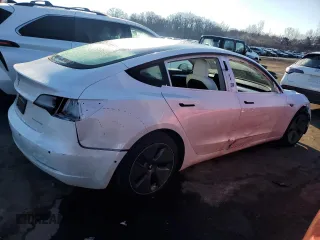 2022 Tesla Model 3 Long Range with VIN 5YJ3E1EB1NF120607, listed as a Copart auction lot 46216825 with 22,850 mi miles and Non Repairable. Bid and sale history available at carsss.com. Image 3.