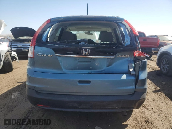 2013 Honda CR-V EX with VIN 5J6RM4H58DL043499, listed as a Copart auction lot 48477115 with 122,715 mi miles and Salvage Title. Bid and sale history available at carsss.com. Image 6.
