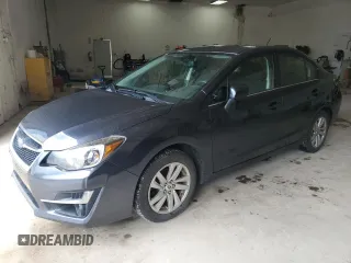 2016 Subaru Impreza Premium with VIN JF1GJAB69GH003936, listed as a Copart auction lot 63575175 with 88,996 mi miles and Salvage title. Bid and sale history available at DreamBid. Image 1.