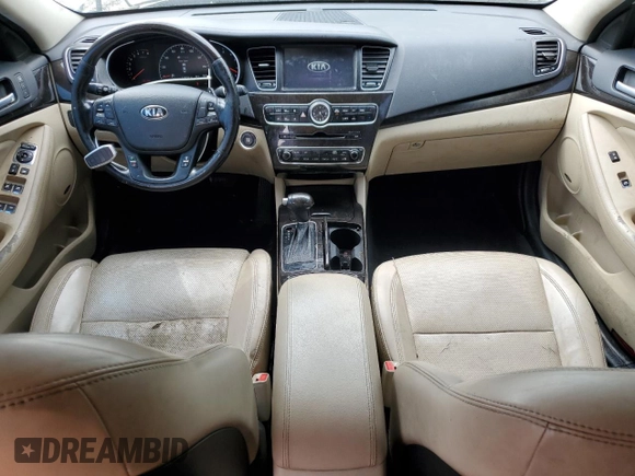 2014 Kia Cadenza Premium z VIN KNALN4D71E5121043, wystawiony jako Copart lot #59667395 z przebiegiem 244 797 mil mil oraz Czysty tytuł • Clean title. Historia ofert i sprzedaży dostępna na DreamBid. Obrazek 8.
