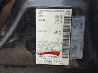 2015 Nissan Altima 2.5 S with VIN 1N4AL3APXFN880666, listed as a IAAI auction lot 41895242 with 213,649 mi miles. Bid and sale history available at carsss.com. Image 9.