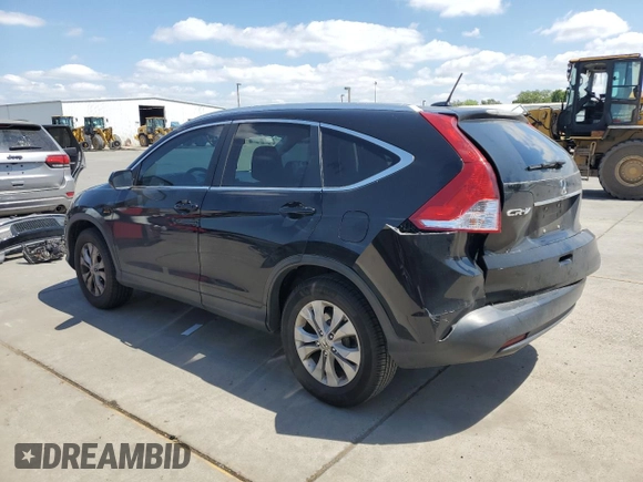 2013 Honda CR-V EX-L with VIN 2HKRM3H77DH510384, listed as a Copart auction lot 54812945 with 139,174 mi miles and Salvage Title. Bid and sale history available at DreamBid. Image 2.