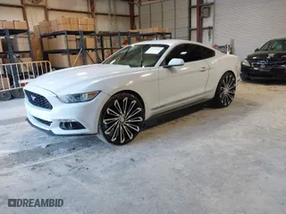 2016 Ford Mustang EcoBoost with VIN 1FA6P8TH3G5224355, listed as a IAAI auction lot 41447085 with 1 mi miles. Bid and sale history available at carsss.com. Image 2.