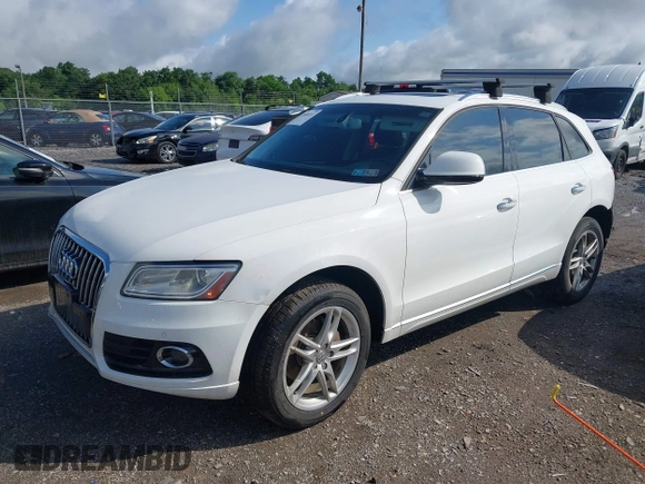 2015 Audi Q5 Premium Plus with VIN WA1LFAFP4FA102565, listed as a IAAI auction lot 42469211 with 127,340 mi miles and . Bid and sale history available at DreamBid. Image 2.