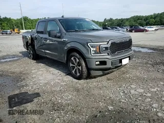 2020 Ford F-150 XL with VIN 1FTEW1CP3LFA33644, listed as a Copart auction lot 57151375 with 125,885 mi miles and Salvage title. Bid and sale history available at DreamBid. Image 13.