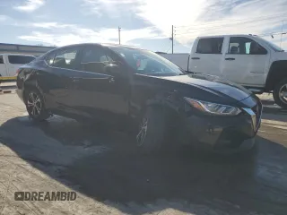 2021 Nissan Sentra SV with VIN 3N1AB8CV5MY247579, listed as a Copart auction lot 49527915 with 77,715 mi miles and Salvage Title. Bid and sale history available at DreamBid. Image 4.