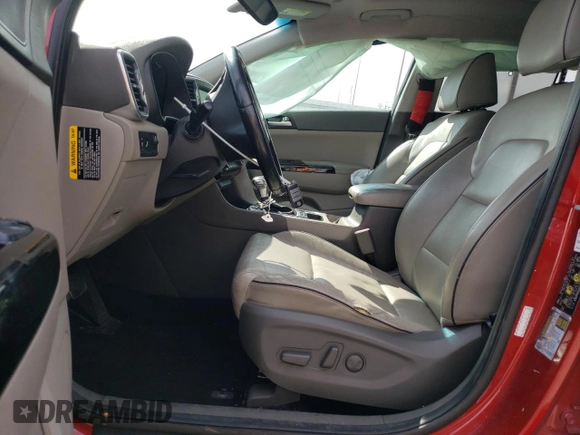 2018 Kia Sportage EX with VIN KNDPN3AC9J7353694, listed as a Copart auction lot 51092625 with 86,265 mi miles and Salvage title. Bid and sale history available at DreamBid. Image 7.