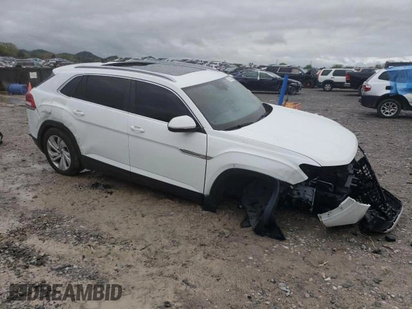 2020 Volkswagen Atlas SEL z VIN 1V2ME2CAXLC232299, wystawiony jako Copart lot #57298205 z przebiegiem 55 151 mil mil oraz Szkoda całkowita • Salvage title. Historia ofert i sprzedaży dostępna na DreamBid. Obrazek 4.