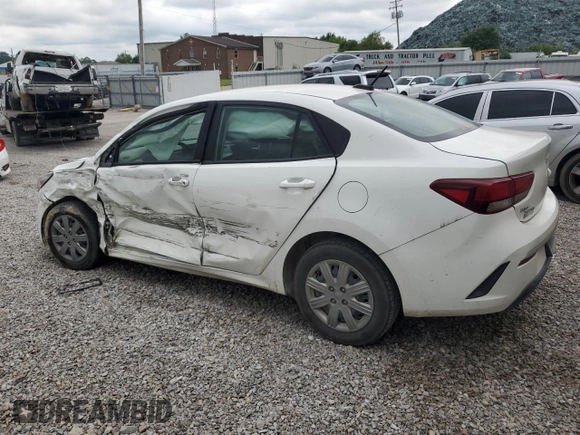 2022 Kia Rio LX with VIN 3KPA24AD7NE486506, listed as a Copart auction lot 64212244 with 52,852 mi miles and Salvage Title. Bid and sale history available at carsss.com. Image 2.