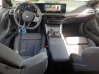 2025 BMW M4 Competition xDrive with VIN WBS33HK05SCU35235, listed as a Copart auction lot 49178585 with 1,480 mi miles and Salvage Title. Bid and sale history available at carsss.com. Image 8.