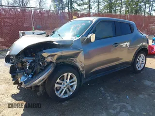 2015 Nissan Juke S with VIN JN8AF5MR3FT506748, listed as a IAAI auction lot 41596464 with 1 mi miles. Bid and sale history available at carsss.com. Image 2.