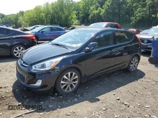 2016 Hyundai Accent Sport with VIN KMHCU5AE6GU246753, listed as a Copart auction lot 61643103 with 86,198 mi miles. Bid and sale history available at carsss.com. Image 1.