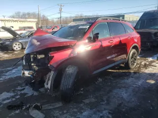 2022 Kia Sorento X-Line S with VIN 5XYRLDLC7NG077946, listed as a Copart auction lot 42482105 with 40,472 mi miles and Salvage Title. Bid and sale history available at carsss.com. Image 1.