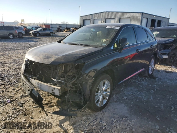 2012 Lexus RX 450h with VIN JTJZB1BAXC2006164, listed as a Copart auction lot 83709374 with 203,867 mi miles and Salvage title. Bid and sale history available at DreamBid. Image 1.