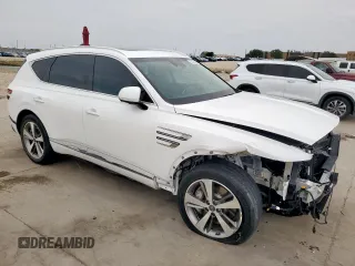 2022 Genesis GV80 с VIN KMUHCESC0NU077852, выставлен на аукционе Copart как лот 53246045 с пробегом 27 400 миль миль и Списание • Salvage title. История ставок и продаж доступна на DreamBid. Изображение 4.