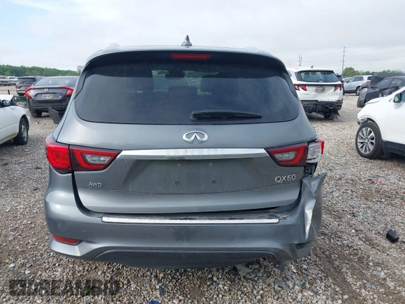2020 Infiniti QX60 Pure with VIN 5N1DL0MM2LC517417, listed as a IAAI auction lot 42240908 with 52,022 mi miles and . Bid and sale history available at DreamBid. Image 17.