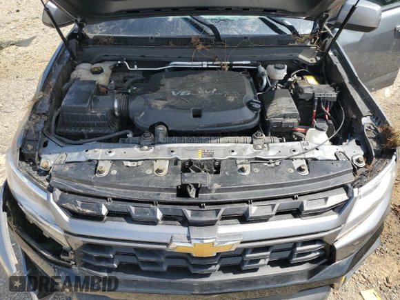 2022 Chevrolet Colorado 2WD Work Truck with VIN 1GCGSBEN9N1172070, listed as a Copart auction lot 64903605 with 53,398 mi miles and Salvage title. Bid and sale history available at DreamBid. Image 11.