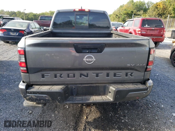 2022 Nissan Frontier SV with VIN 1N6ED1FK2NN614788, listed as a Copart auction lot 71264603 with 13,523 mi miles. Bid and sale history available at carsss.com. Image 6.