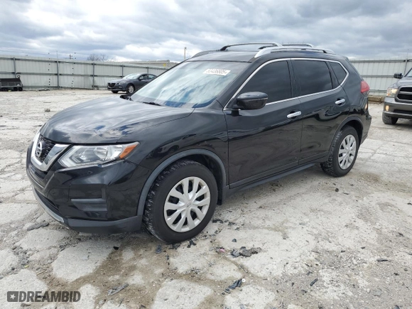 2017 Nissan Rogue S with VIN JN8AT2MT9HW130352, listed as a Copart auction lot 53436805 with 76,531 mi miles and Clean Title. Bid and sale history available at carsss.com. Image 1.