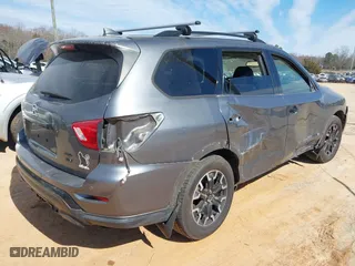 2019 Nissan Pathfinder S with VIN 5N1DR2MM3KC623917, listed as a IAAI auction lot 41661193 with 92,345 mi miles. Bid and sale history available at carsss.com. Image 4.
