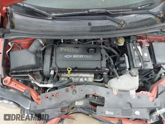 2012 Chevrolet Sonic LT with VIN 1G1JC5SH6C4132679, listed as a IAAI auction lot 42652694 with 121,238 mi miles and . Bid and sale history available at DreamBid. Image 10.