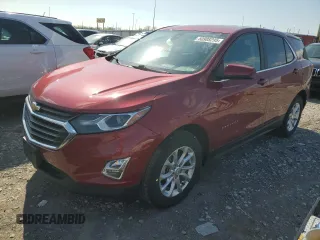 2021 Chevrolet Equinox LT with VIN 2GNAXUEV5M6117301, listed as a Copart auction lot 50988295 with 49,706 mi miles and Salvage title. Bid and sale history available at DreamBid. Image 1.