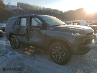 2021 Chevrolet Tahoe Z71 with VIN 1GNSKPKD9MR220340, listed as a Copart auction lot 87254004 with 0 mi miles and Salvage Title. Bid and sale history available at carsss.com. Image 4.