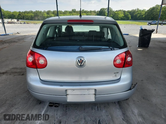 2007 Volkswagen Rabbit with VIN WVWBR71K37W184199, listed as a Copart auction lot 60083535 with 119,705 mi miles and Salvage title. Bid and sale history available at DreamBid. Image 6.