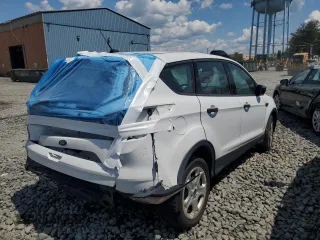 2018 Ford Escape S with VIN 1FMCU0F76JUD06292, listed as a Copart auction lot 56584245 with 136,973 mi miles and Salvage title. Bid and sale history available at DreamBid. Image 3.