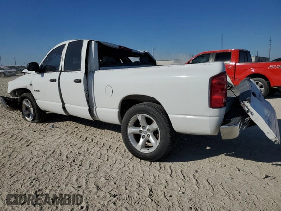 2008 Dodge 1500 SLT with VIN 1D7HA18288S540925, listed as a Copart auction lot 87871175 with 61,472 mi miles and Salvage title. Bid and sale history available at DreamBid. Image 2.
