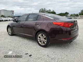 2013 Kia Optima LX with VIN 5XXGM4A76DG139737, listed as a Copart auction lot 80865254 with 141,848 mi miles and Clean Title. Bid and sale history available at DreamBid. Image 2.