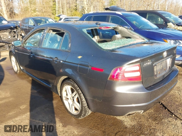 2007 Acura TL with VIN 19UUA66287A003714, listed as a IAAI auction lot 41490326 with 1 mi miles. Bid and sale history available at carsss.com. Image 6.