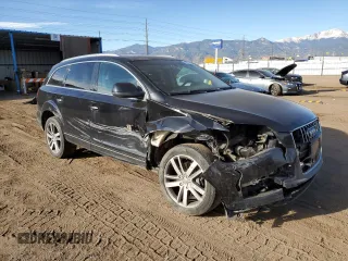 2010 Audi Q7 Premium Plus with VIN WA1LMAFE4AD000677, listed as a Copart auction lot 49079035 with 144,637 mi miles and Non repairable. Bid and sale history available at DreamBid. Image 4.