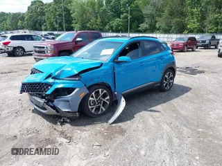 2022 Hyundai Kona Limited with VIN KM8K53A31NU897927, listed as a IAAI auction lot 42263754 with 57,916 mi miles and . Bid and sale history available at DreamBid. Image 17.
