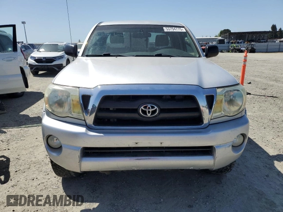 2007 Toyota Tacoma PreRunner with VIN 5TETU62N17Z394941, listed as a Copart auction lot 53794775 with 169,214 mi miles and Salvage Title. Bid and sale history available at carsss.com. Image 5.